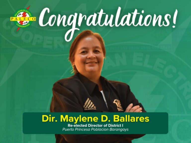 CONGRATULATIONS TO THE RE-ELECTED DIRECTOR OF DISTRICT I, DIR. MAYLENE D. BALLARES!