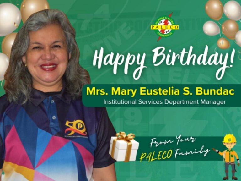 HAPPY BIRTHDAY, MRS. MARY EUSTELIA S. BUNDAC