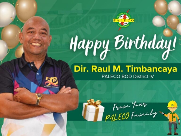 HAPPY BIRTHDAY, DIR. RAUL M. TIMBANCAYA