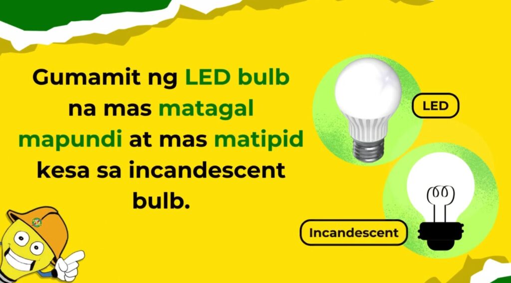 TIPID TIPS: GUMAMIT NG LED BULB NA MAS MATAGAL MAPUNDI AT MAS MATIPID KESA SA INCANDESCENT BULB