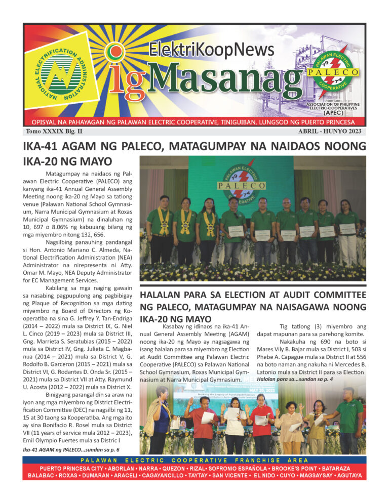 IG MASANAG – 2ND QUARTER 2023