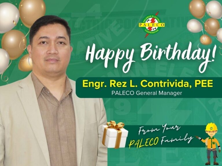 HAPPY BIRTHDAY, ENGR. REZ L. CONTRIVIDA, PEE