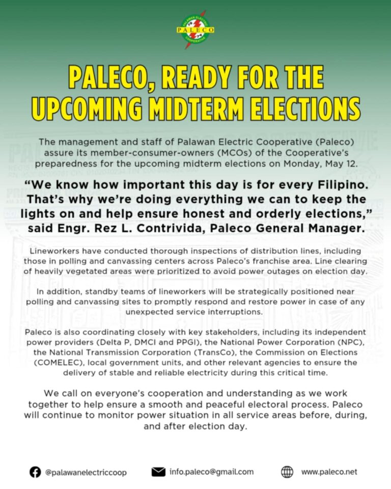 Paleco, Ready for the Upcoming Midterm Elections