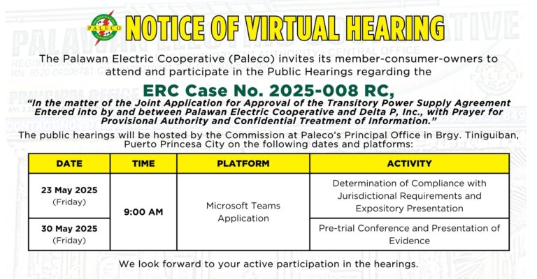 PABATID SA MGA KAMAY-ARI Notice of Virtual Hearing