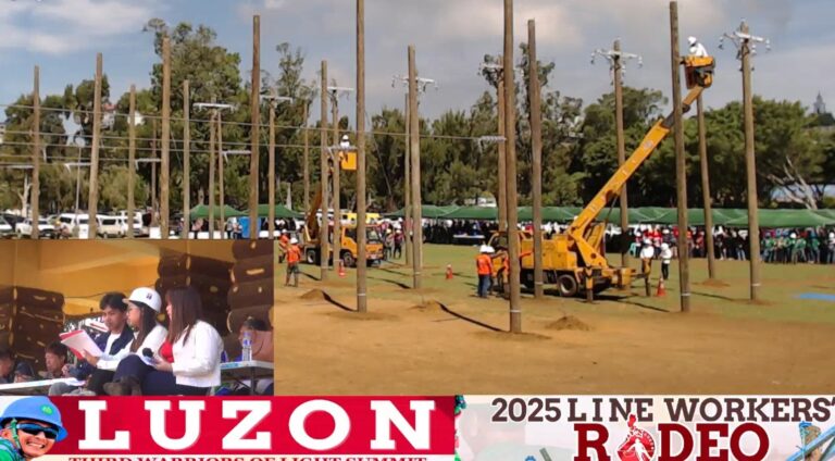 PALECO WARRIORS OF LIGHT IN ACTION: Luzon 2025 Line Workers’ Rodeo and Warriors of Light Summit at Melvin Jones Grandstand, Baguio City 🏆⚡️