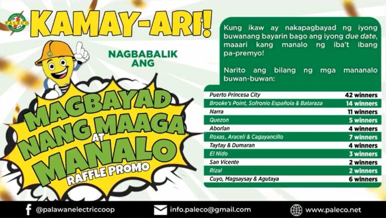 Magbayad ng Maaga Raffle Promo