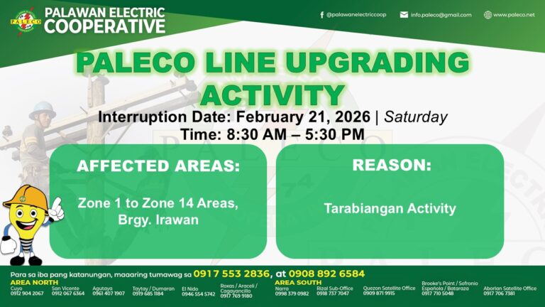 Scheduled Power Interruption [February 21, 2026]