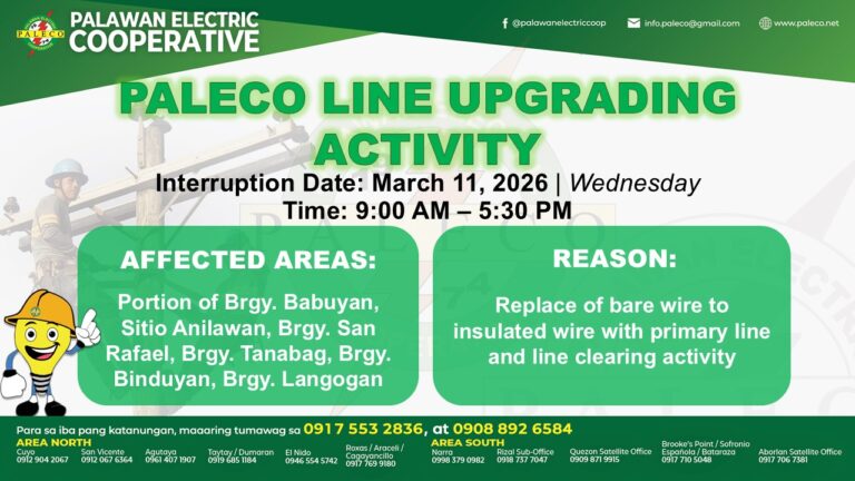 Scheduled Power Interruption [March 11, 2026]