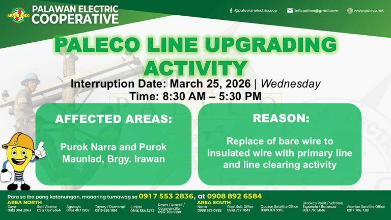 Scheduled Power Interruption [March 25, 2026]