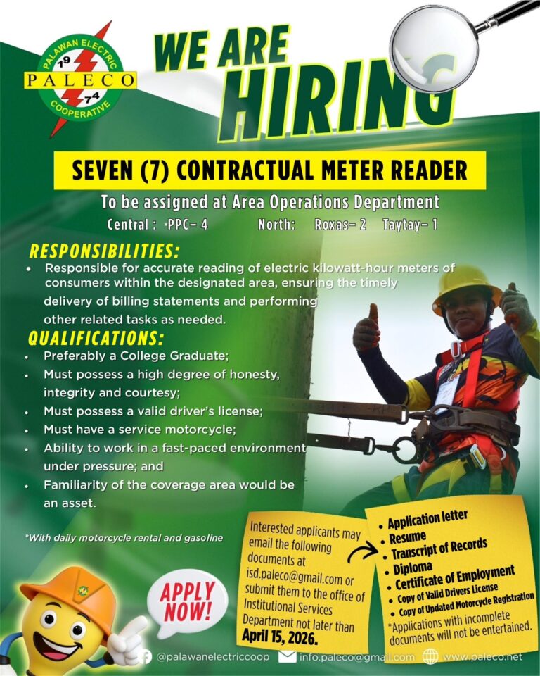 Hiring: Seven [7] Contractual Meter Reader