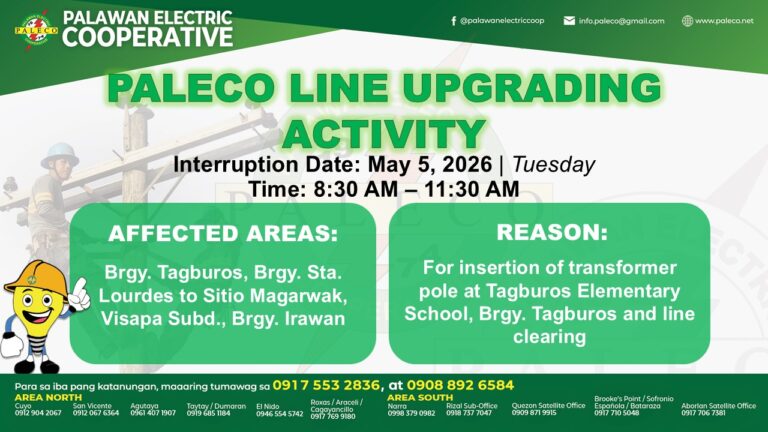 Scheduled Power Interruption [May 5, 2026]