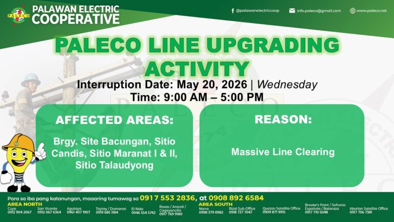 Scheduled Power Interruption [May 20, 2026]