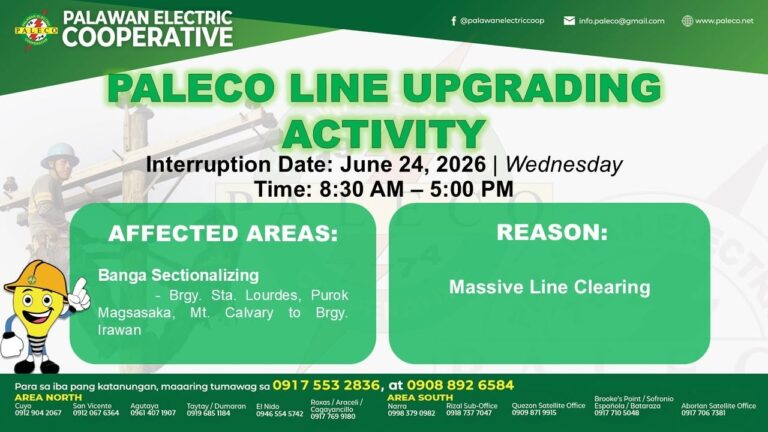 Scheduled Power Interruption [June 24, 2026]