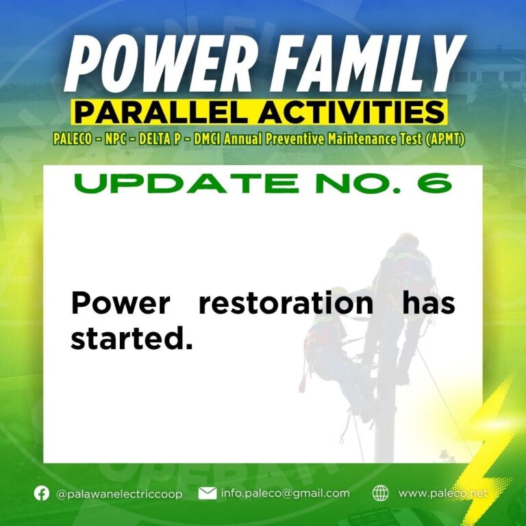 Power Family Parallel Activities – Update No. 6