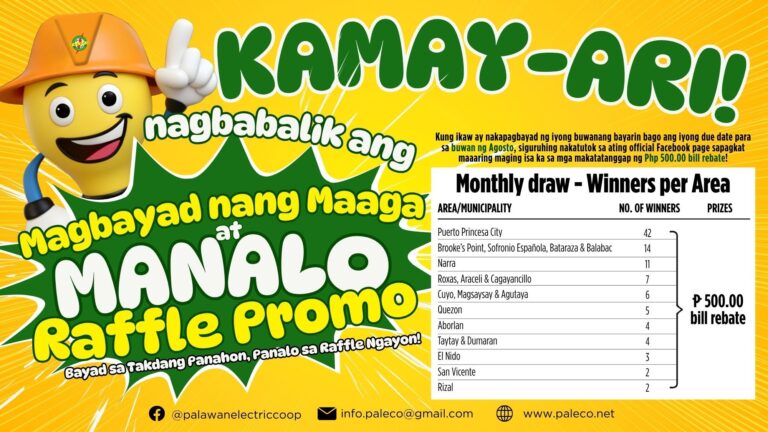 Magbayad nang Maaga at Manalo Raffle Promo 2026 – 3rd Monthly Raffle Draw