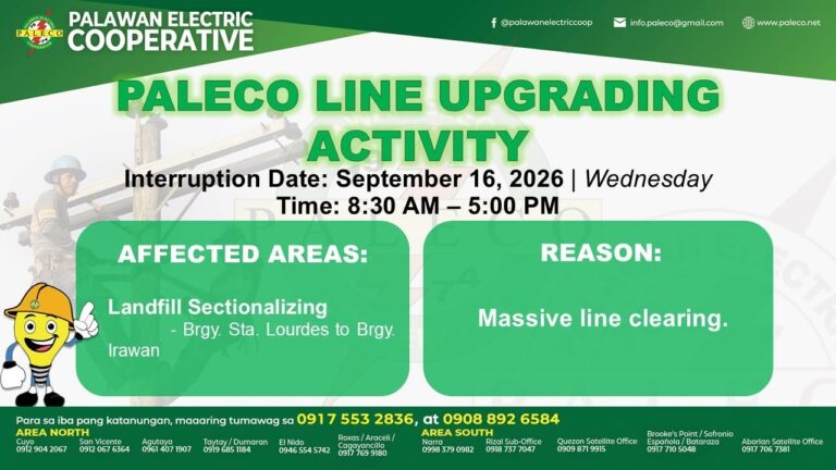 Scheduled Power Interruption [September 16, 2026]